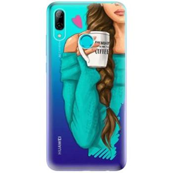 iSaprio My Coffe and Brunette Girl pro Huawei P Smart 2019 (coffbru-TPU-Psmart2019)