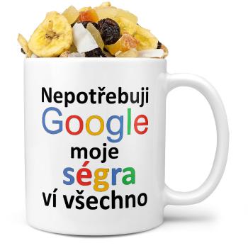 Hrnek Google - Ségra (Náplň hrníčku: Tropická směs)