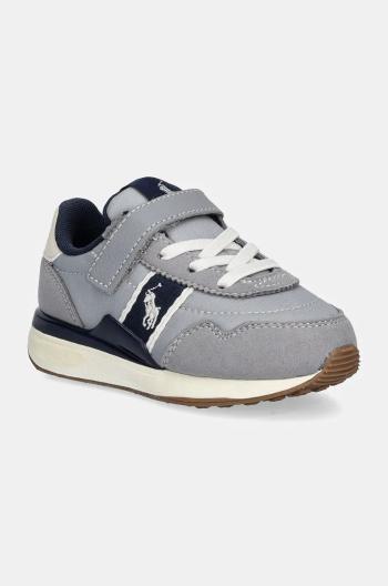 Dětské sneakers boty Polo Ralph Lauren TRAIN 89 SPORT PS šedá barva, RL00631030