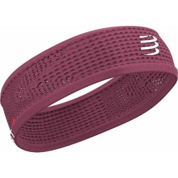 Compressport THIN HEADBAND ON/OFF Sportovní funkční čelenka, fialová, velikost