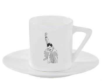 Espresso hrnek s podšálkem 100ml Freddie Mercury