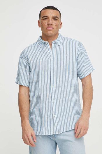 Lněná košile Les Deux regular, s límečkem button-down, LDM401053