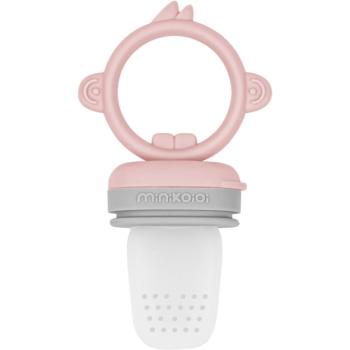 Minikoioi Feeder Teether Pinky Pink/ Powder Grey krmící kousátko Pinky Pink/Powder Grey