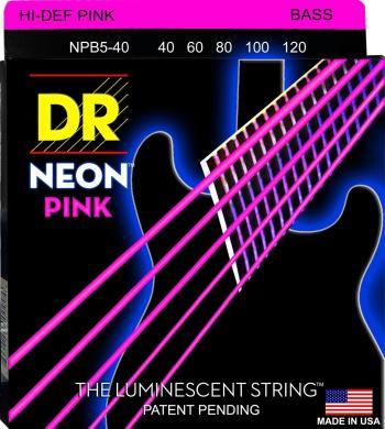 DR Strings NPB5-40 Struny pro 5-strunnou baskytaru