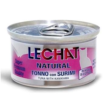 Monge Lechat Natural Tuňák se surimi 80g (8009470006637)