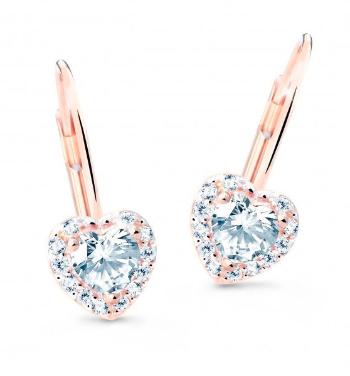 Cutie Jewellery Něžné náušnice s třpytivými zirkony Z8015-55-X-4 čirá
