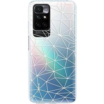 iSaprio Abstract Triangles 03 pro white pro Xiaomi Redmi 10 (trian03w-TPU3-Rmi10)