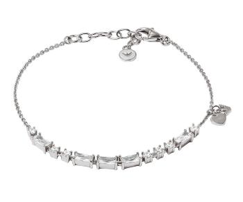 Emporio Armani Elegantní stříbrný náramek pro ženy se zirkony EG3605040