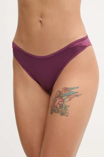 Kalhotky brazilky Calvin Klein Underwear růžová barva, 000QF7829E