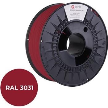 C-TECH filament PREMIUM LINE ASA orientální červená RAL3031 (3DF-P-ASA1.75-3031)