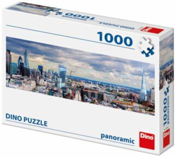 Panoramatické puzzle: Pohled na Londýn 1000 dílků (Defekt)