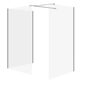 CERSANIT SET B810 WALK-IN MILLE CHROM 90X90X90X200 VIR S601-197