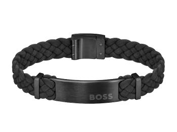 Hugo Boss Fashion pánský semišový náramek Dylan 1580608 17,5 cm