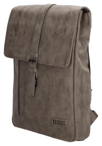 Enrico Benetti Rotterdam 17" Notebook Backpack Medium Taupe