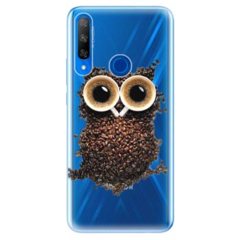 Odolné silikonové pouzdro iSaprio - Owl And Coffee - Huawei Honor 9X