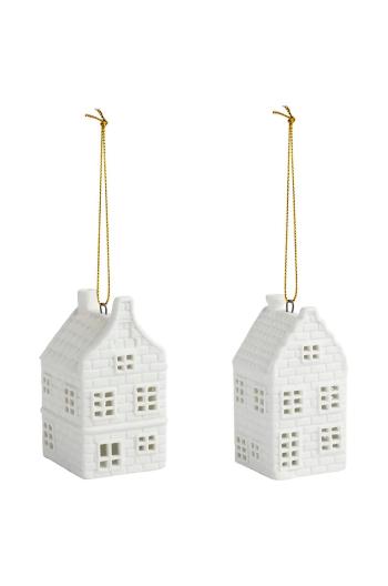 Ozdobný přívěsek &k amsterdam canal house 2-pack