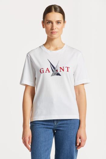 TRIČKO GANT SAIL SS T-SHIRT WHITE