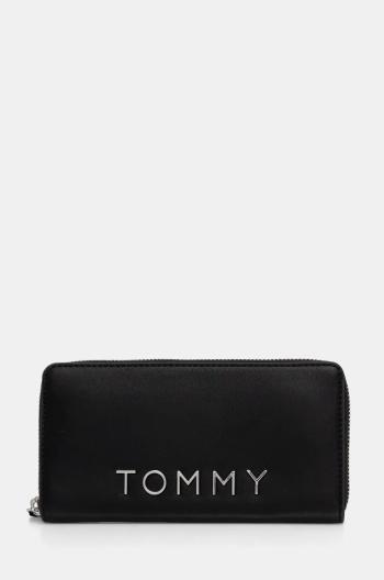 Peněženka Tommy Jeans černá barva, AW0AW16485