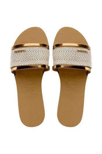 Havaianas papucs YOU TRANCOSO PREMIUM sárga, női, 4146063.1856