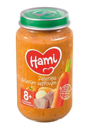 Hami Zelenina s dušeným vepřovým 8m+ 200 g