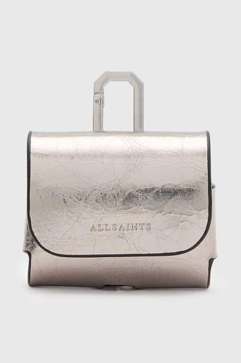 Pouzdro na airpod AllSaints AIRPOD CASE stříbrná barva, W314XB