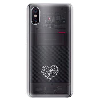 Odolné silikonové pouzdro iSaprio - čiré - Digital Love - Xiaomi Mi 8 Pro