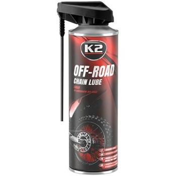 K2 OFF-ROAD CHAIN LUBE 500 ml - mazivo na řetězy motocyklů (5906534006516)