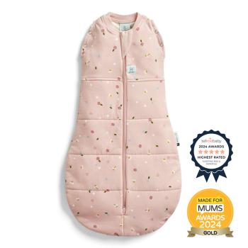 ERGOPOUCH Zavinovačka a pytel na spaní 2v1 Cocoon Daisies 0-3 m, 3-6 kg, 2,5 tog