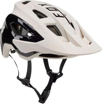 FOX Speedframe Pro Blocked Wintage White L Cyklistická helma