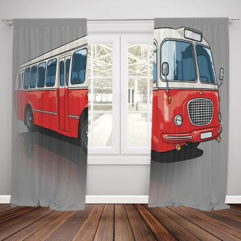 Závěsy Škoda 706 RTO (Rozměr : 140x250, Materiál: Interlock)