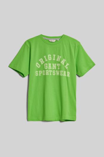 TRIČKO GANT ORIGINAL SPORTSWEAR T-SHIRT SLIME GREEN