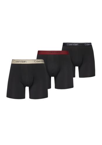 Pánské boxerky Calvin Klein NB2570A Q84 3PACK XL Černá