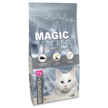 Kočkolit Magic Litter Bentonite+ Ultra White Carbon 5l