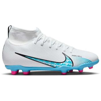 Nike JR MERCURIAL SUPERFLY 9 CLUB FG/MG Gyerek futballcipő, fehér, méret 35.5