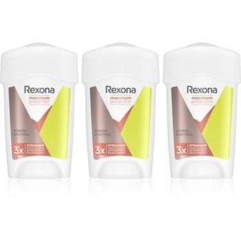 Rexona Maximum Protection Stress Control krémový antiperspirant pro redukci pocení výhodné balení