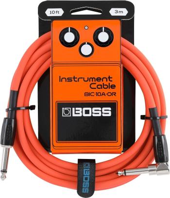 Boss BIC-10A-OR 10ft Rovný - Lomený Nástrojový kabel