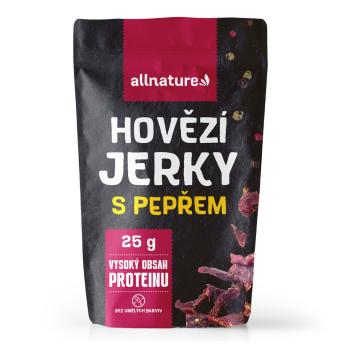 Allnature BEEF Pepper Jerky sušené hovězí maso 25 g