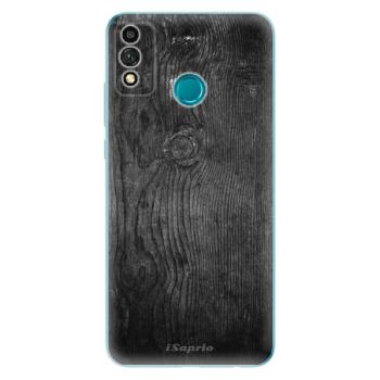 Odolné silikonové pouzdro iSaprio - Black Wood 13 - Honor 9X Lite