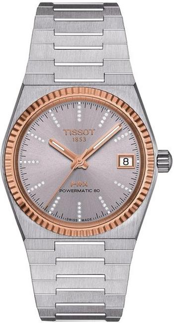 Tissot PRX 35mm Powermatic 80 Steel & 18K Gold T931.207.41.336.00