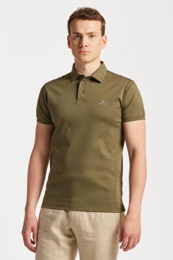 POLOKOŠILE GANT MERCERIZED JERSEY SS RUGGER JUNIPER GREEN