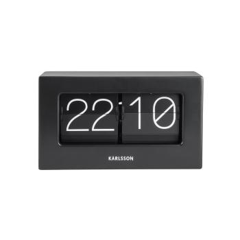 Designové stolní překlápěcí hodiny 5620BK Karlsson 21cm 