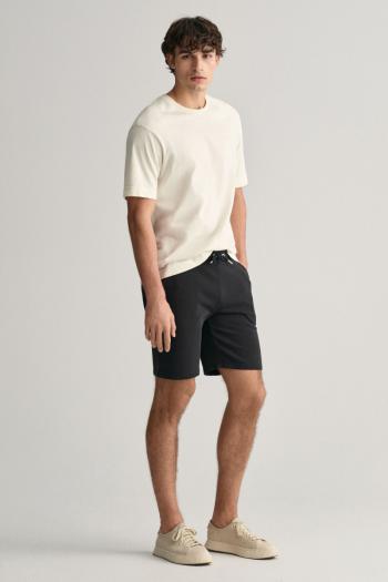 TEPLÁKOVÉ ŠORTKY GANT REG SHIELD SWEAT SHORTS BLACK