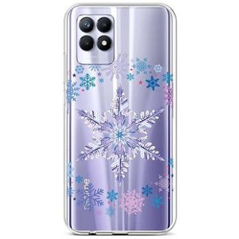 TopQ Kryt Realme 8i silikon Snowflake 69831 (Sun-69831)