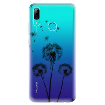 Odolné silikonové pouzdro iSaprio - Three Dandelions - black - Huawei P Smart 2019