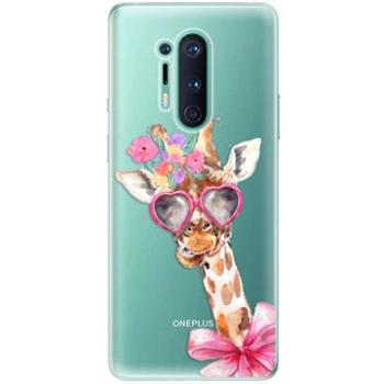 iSaprio Lady Giraffe pro OnePlus 8 Pro (ladgir-TPU3-OnePlus8p)