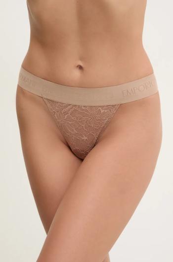 Tanga Emporio Armani Underwear béžová barva, 164282 4R206