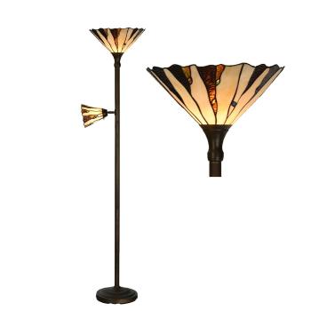 Stojací lampa Tiffany Doriane - Ø 38*178 cm 5LL-6319