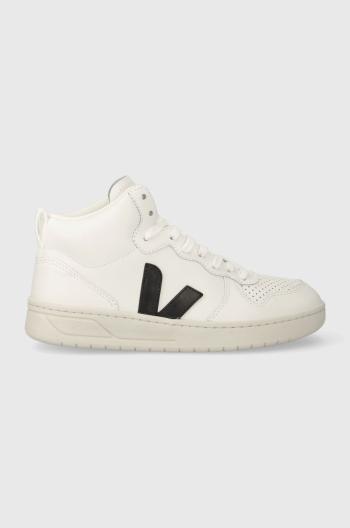 Kožené sneakers boty Veja V-15 V-15 bílá barva, VQ0203304