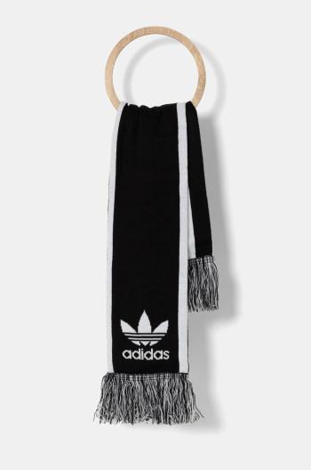 Šála adidas Originals černá barva, IY4105