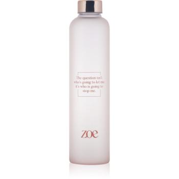 ZOE Zoe Quote Glass Bottle láhev na vodu barva Pink 750 ml